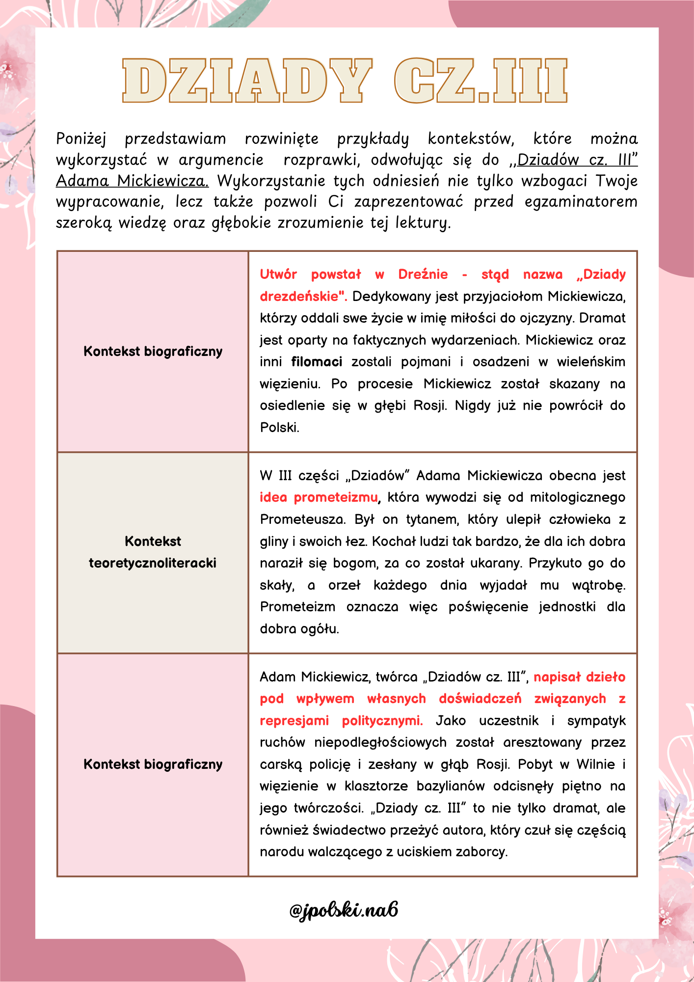 Zbiór kontekstów do rozprawki - obrazek 2