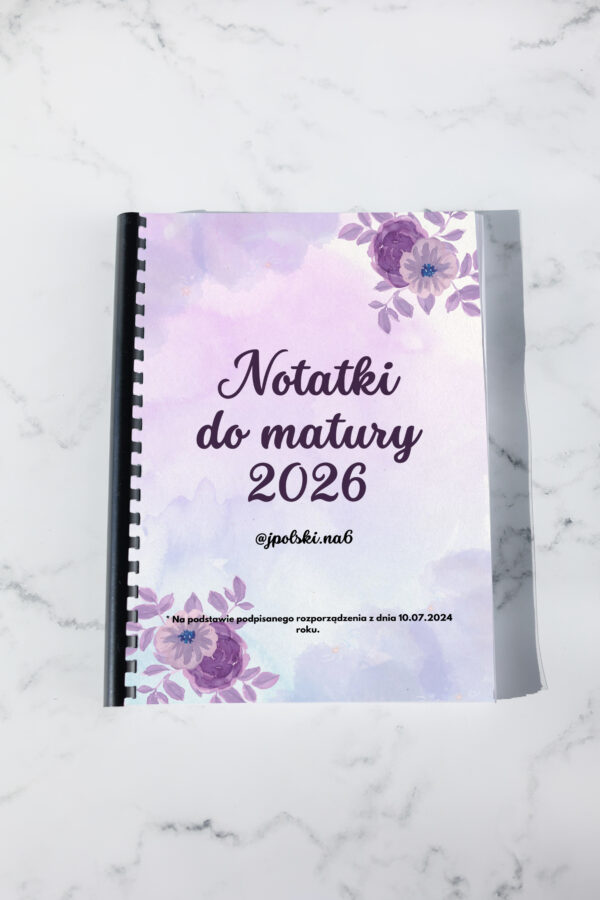 Notatki do matury 2026 - książka