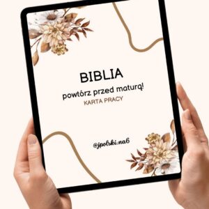 KARTA PRACY ,,BIBLIA'' + ODPOWIEDZI