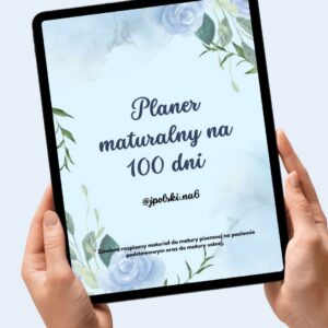 Planer maturalny do matury podstawowej z języka polskiego na 100 dni