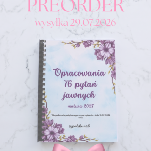 OPRACOWANIA 76 PYTAŃ JAWNYCH - PREORDER