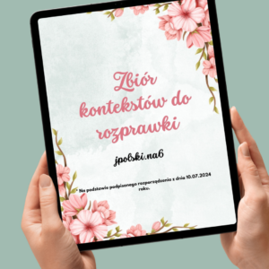 Zbiór kontekstów do rozprawki